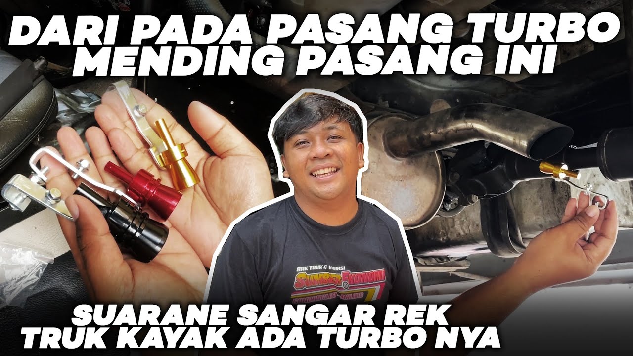 PASANG VARIASI INI DI KNALPOT TRUK BIAR ADA SUARA TURBO NYA‼️