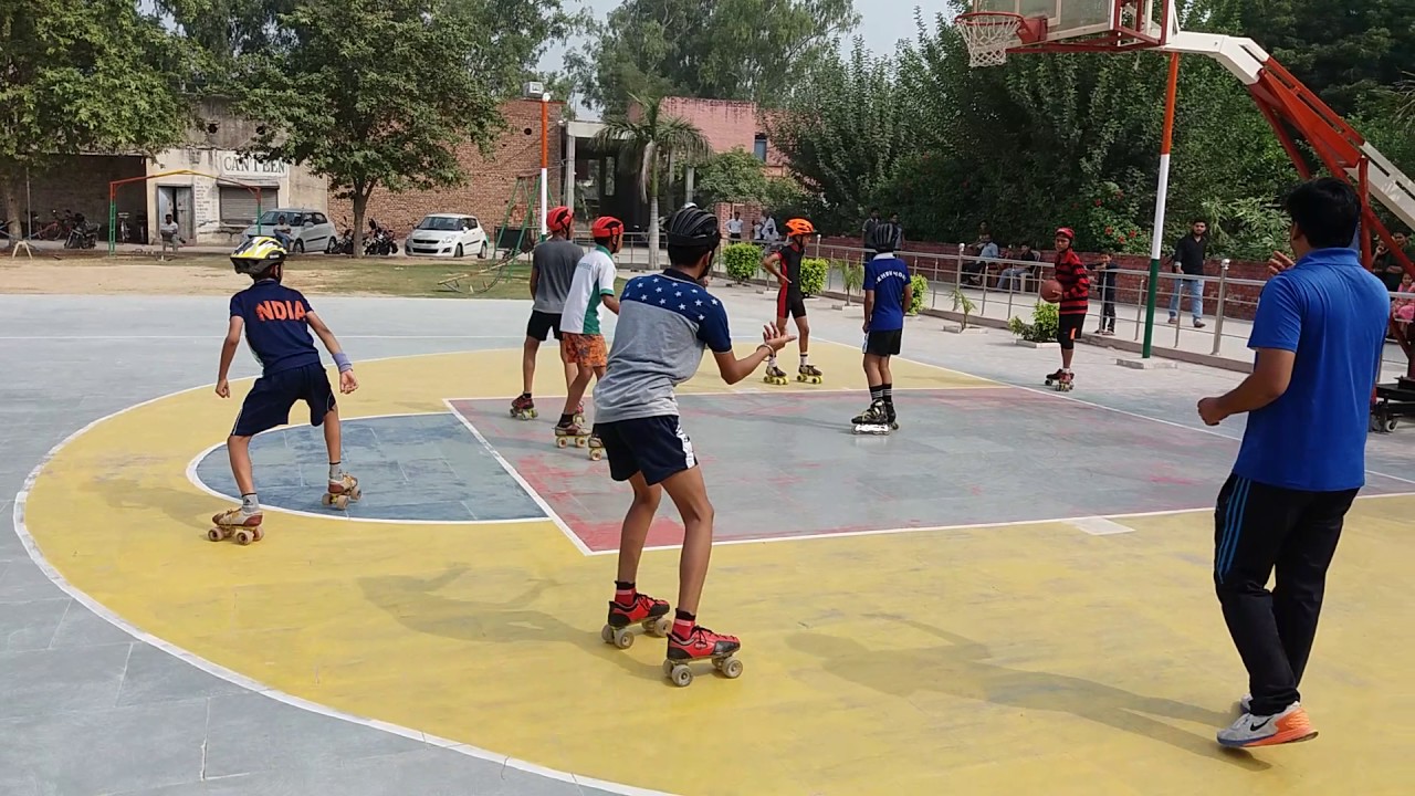 Roller skate basket ball new game launched | Andy Videos