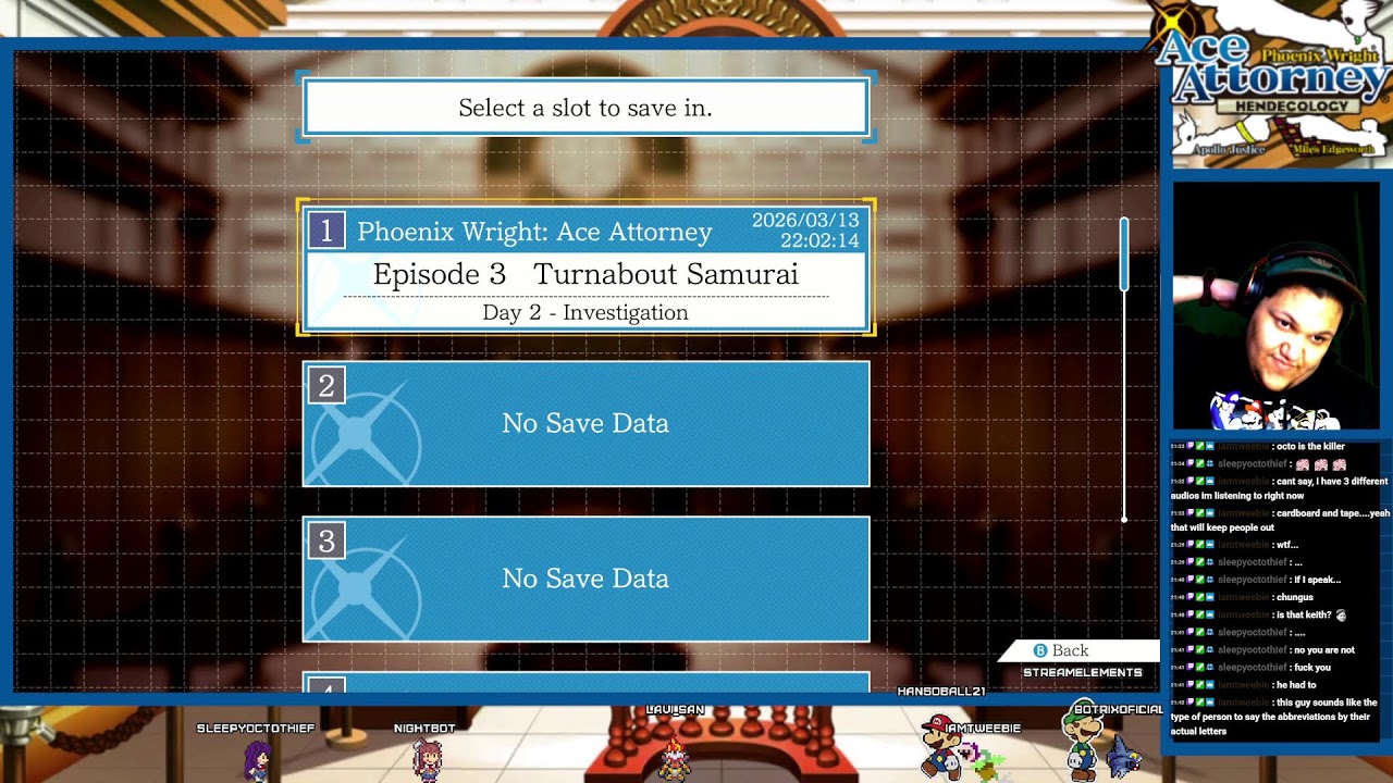 HansOBall plays the Ace Attorney Henecology! Part 2