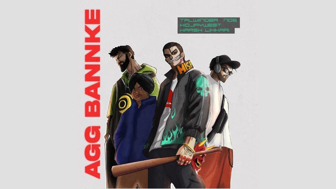 AGG BANKE - Talwiinder, Harsh Likhari, Kidjaywest (prod. NDS)- lyrical video