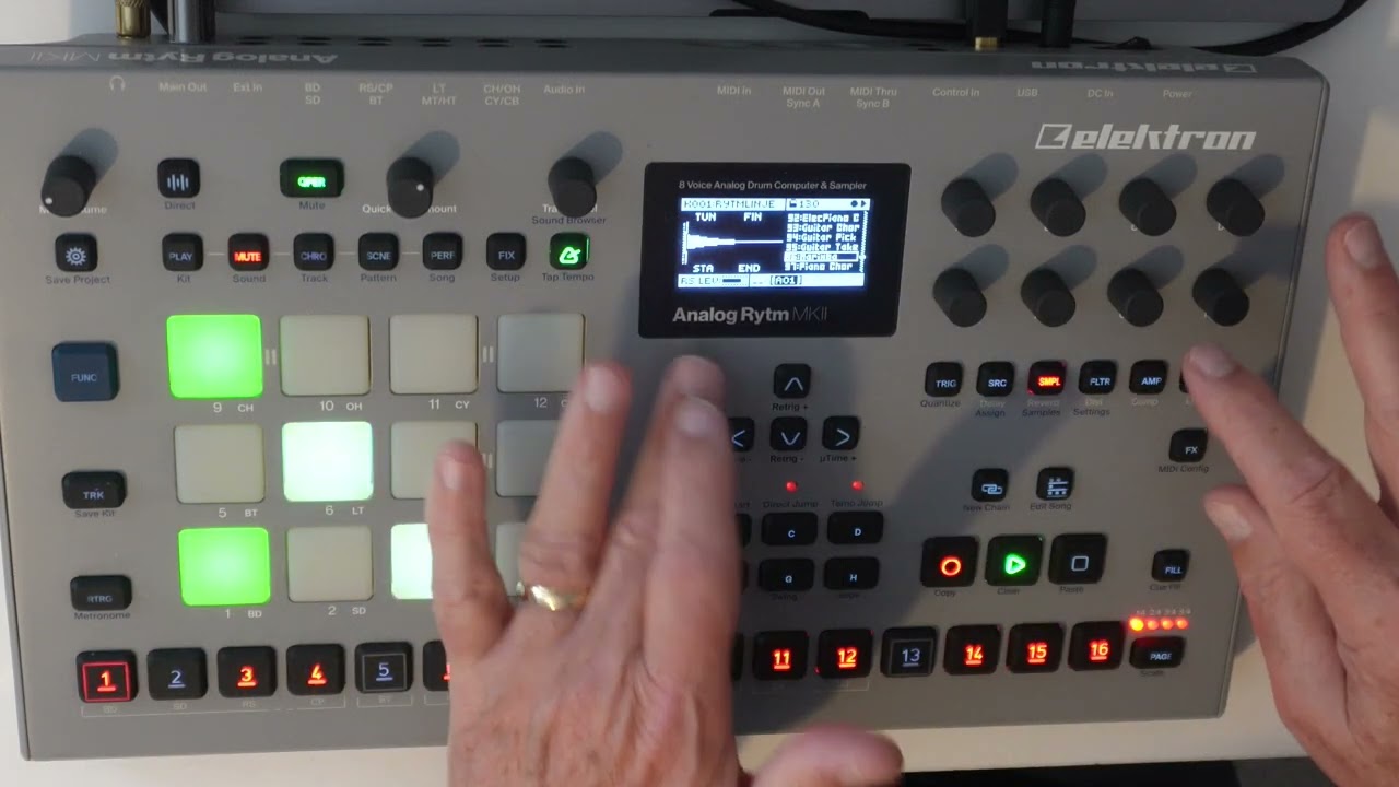 Music Tutorial at Any Age : Make Music  on the Analog Rytm MK2 Tutorial #elektron  #tutorial #techno