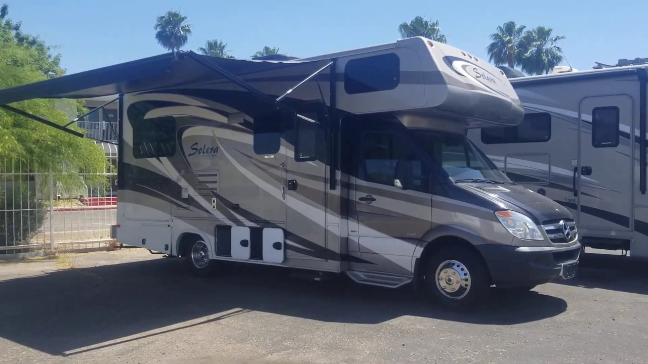 SOLD! 2013 Forest River Solera 24R Video Walkthrough. Full Body Paint on the Mercedes Chassis.