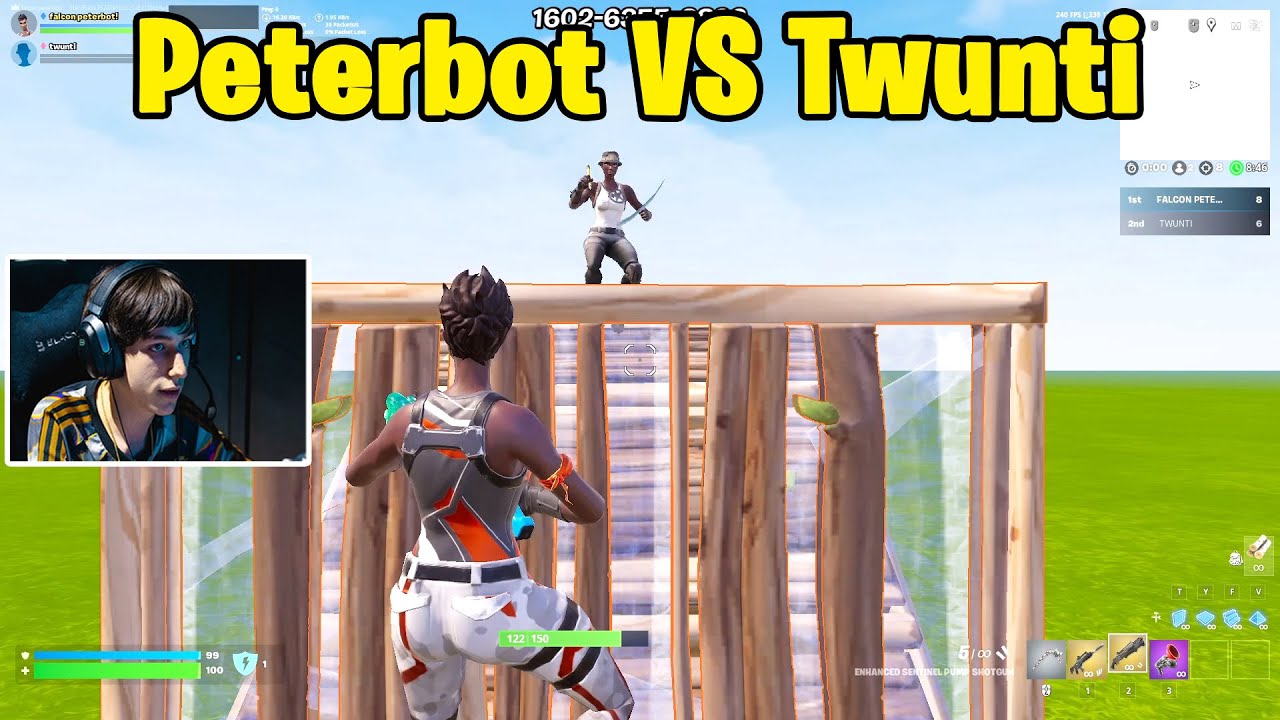 Peterbot VS Twunti 1v1 Buildfights