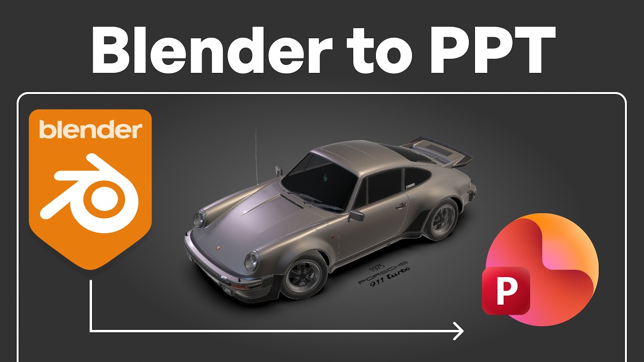 Я превратил PowerPoint в инструмент 3D-дизайна с помощью Blender 🤯