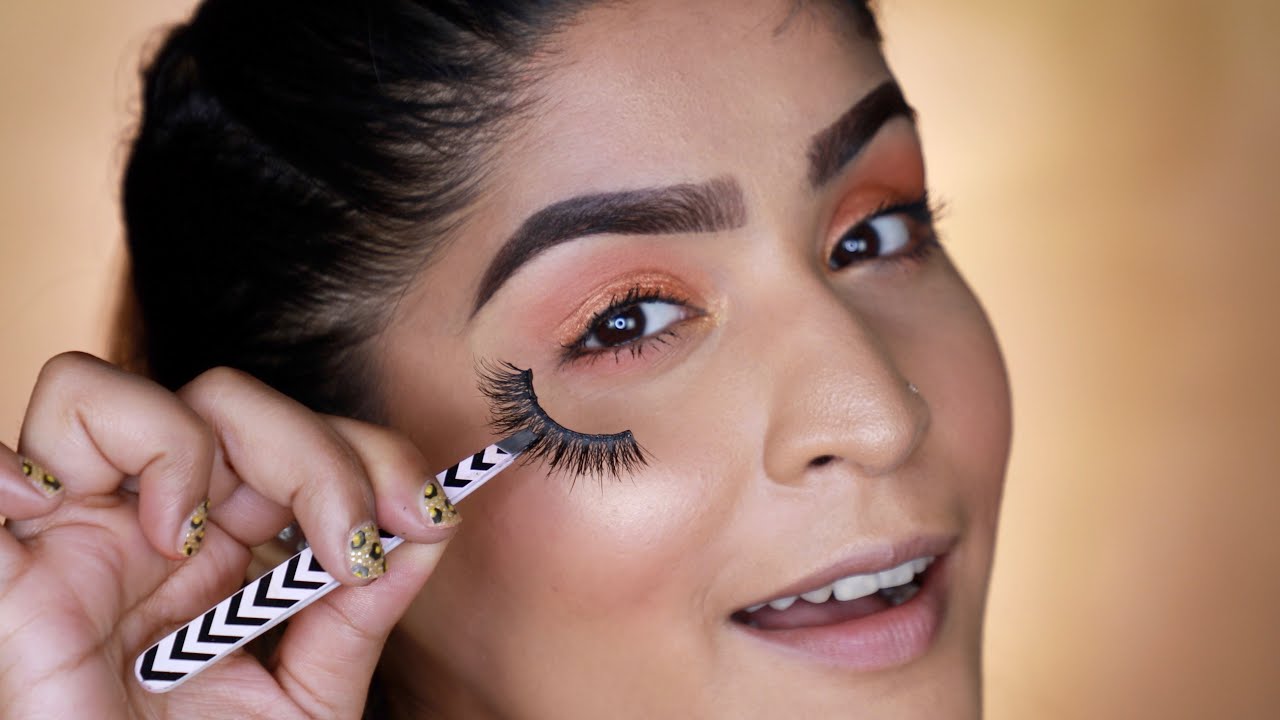 How To Apply Fake Lashes Easily | Shreya Jain