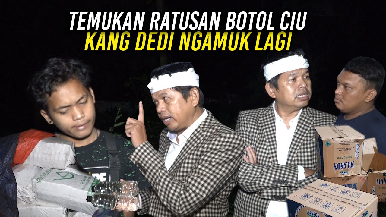 TEMUKAN RATUSAN BOTOL C1U KANG DEDI KEMBALI NGAMUK | SEMPROT PEMUDA ASAL JAKARTA