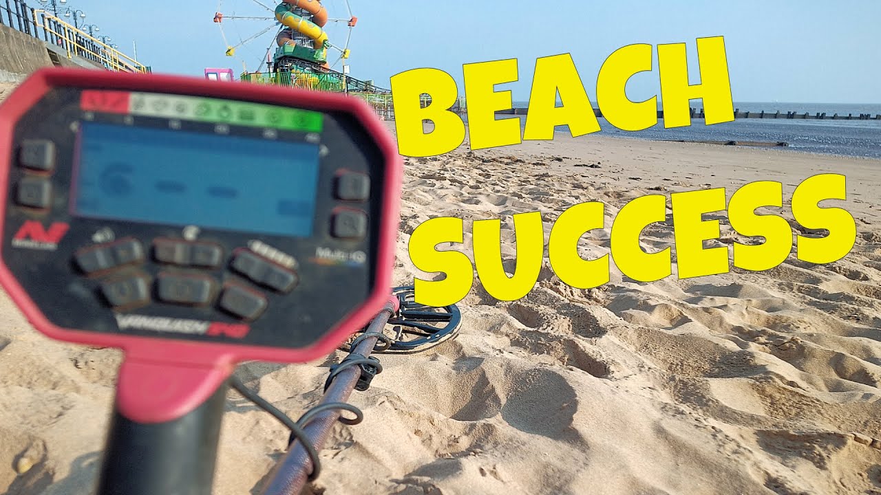 Minelab Vanquish 540.  Beach Metal Detecting Uk
