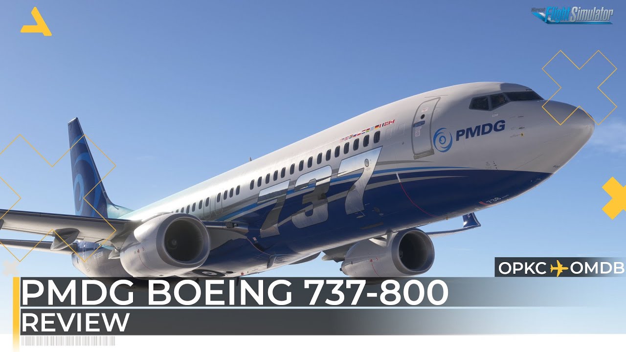 Обзор самолета Boeing 737-800 от PMDG для MSFS 2024