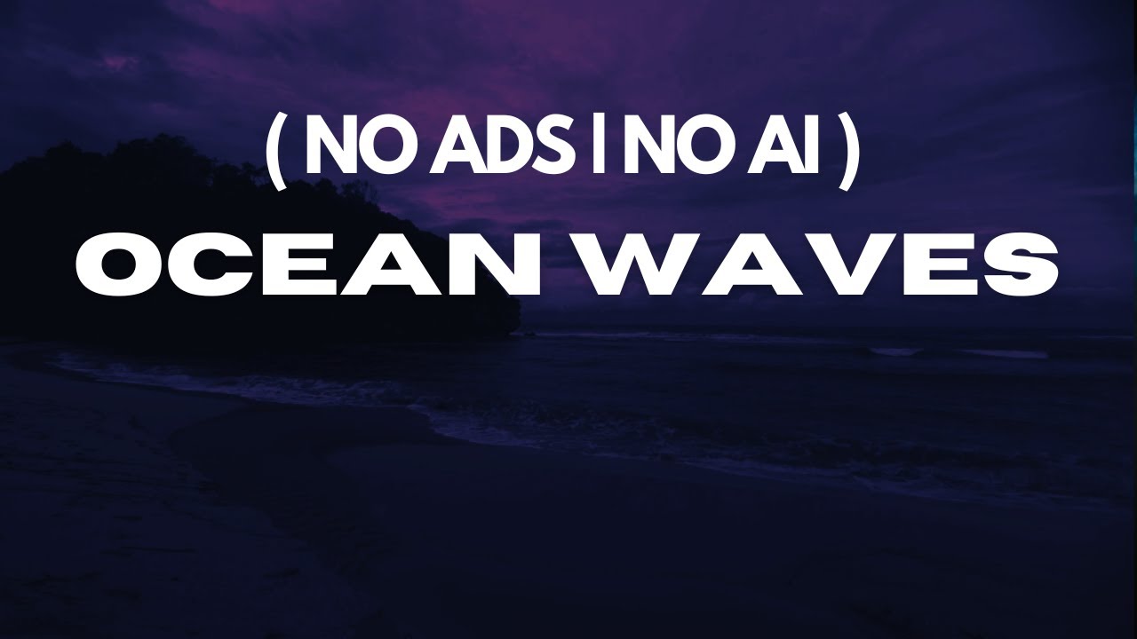 Deep Sleep Ocean Waves, Dark Screen Relax Therapy