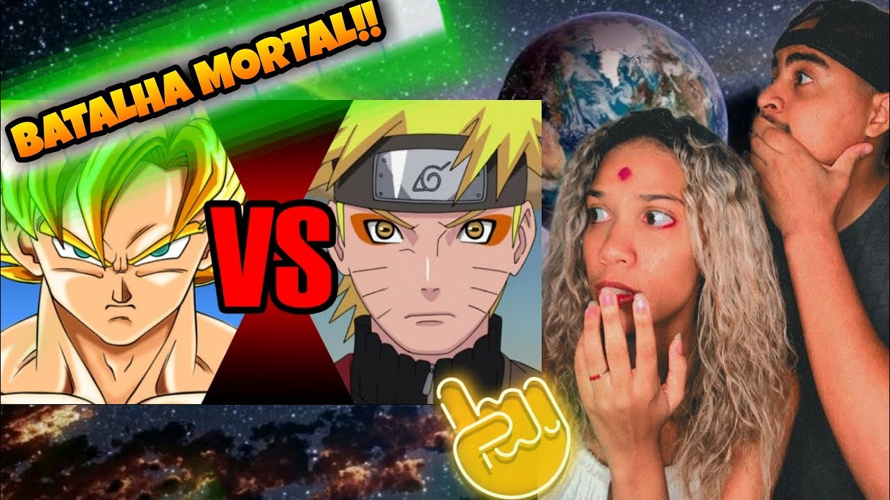 REAGINDO AO GOKU vs NARUTO | BATALHA MORTAL | Ei  nerd / ^SenJu^