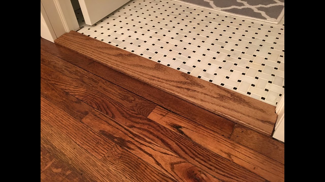 Building a Custom Floor Transition Threshold - Kraftmade
