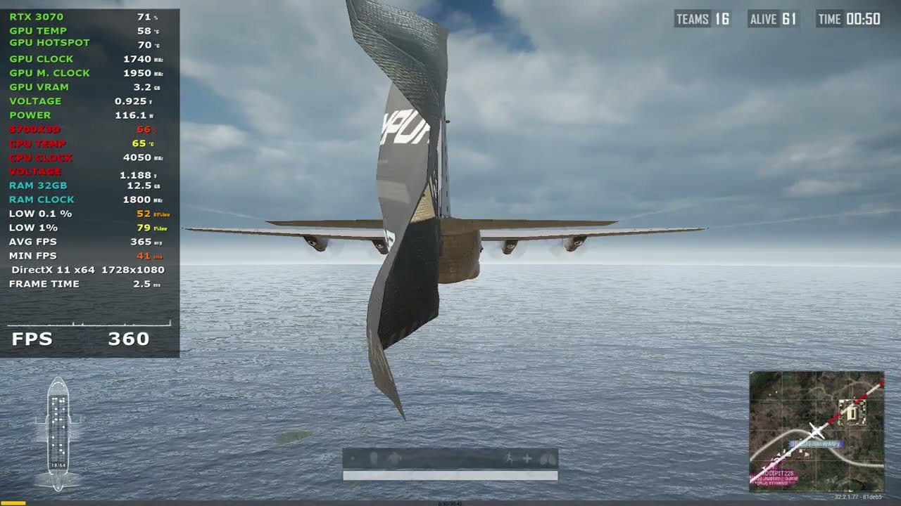 5700X3D  + RTX 3070 COMPETITIVE PUBG 32.2 UPDATE