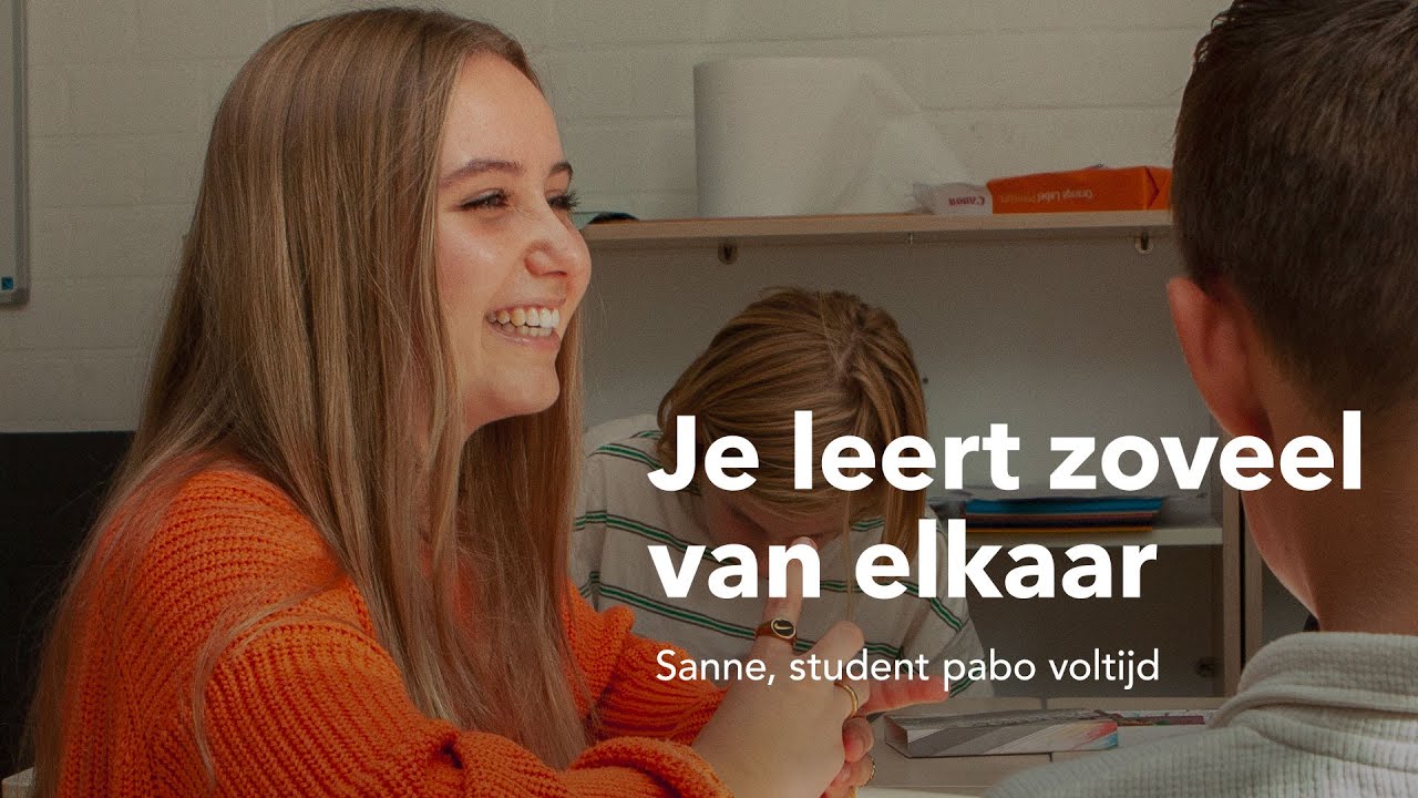 Sanne: ik wist altijd al dat ik juf wilde worden