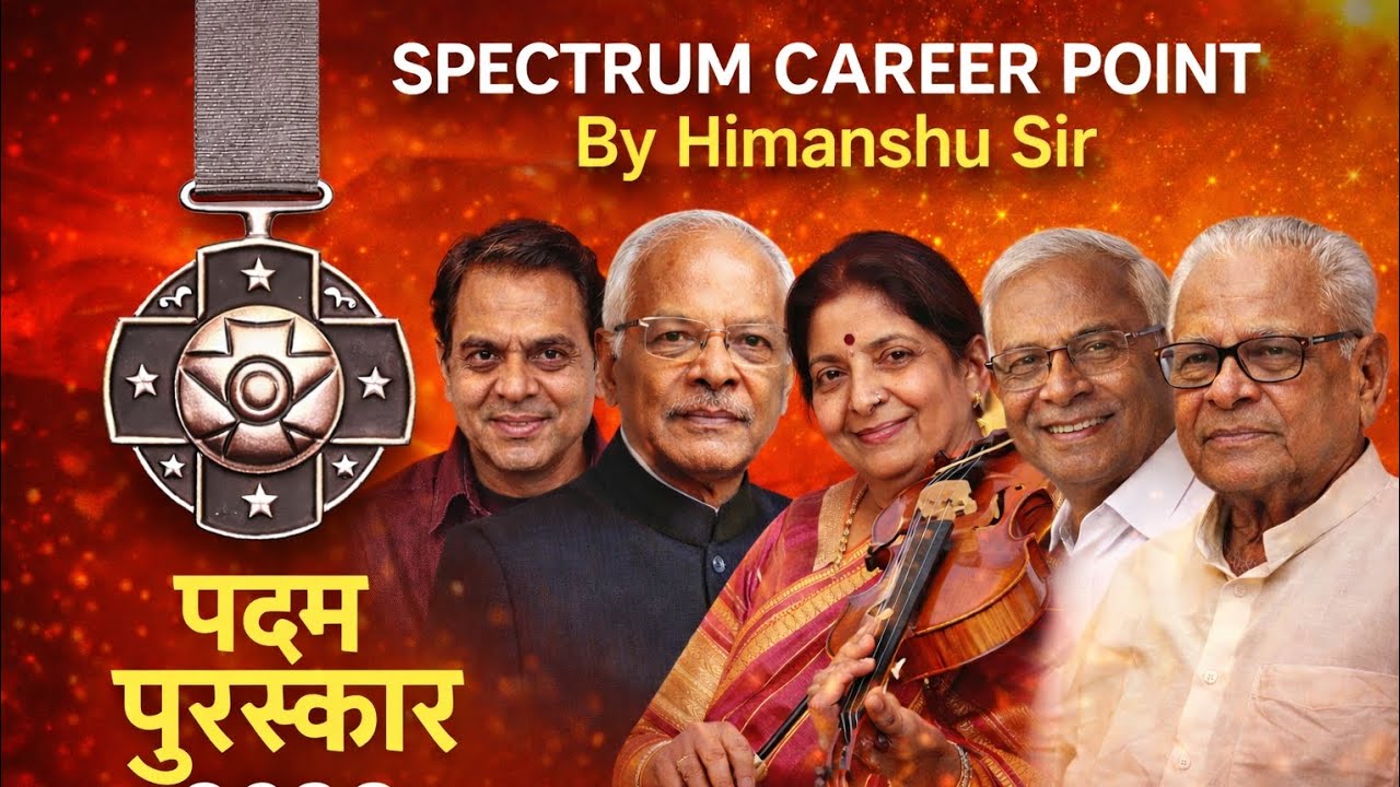 Padam puraskar 2026 | पद्म पुरस्कार 2026 | current affairs| by Himanshu sir 