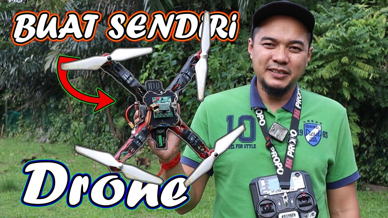 Tutorial cara asas buat drone sendiri, diy pasang drone mini quadcopter KK 2.1.5