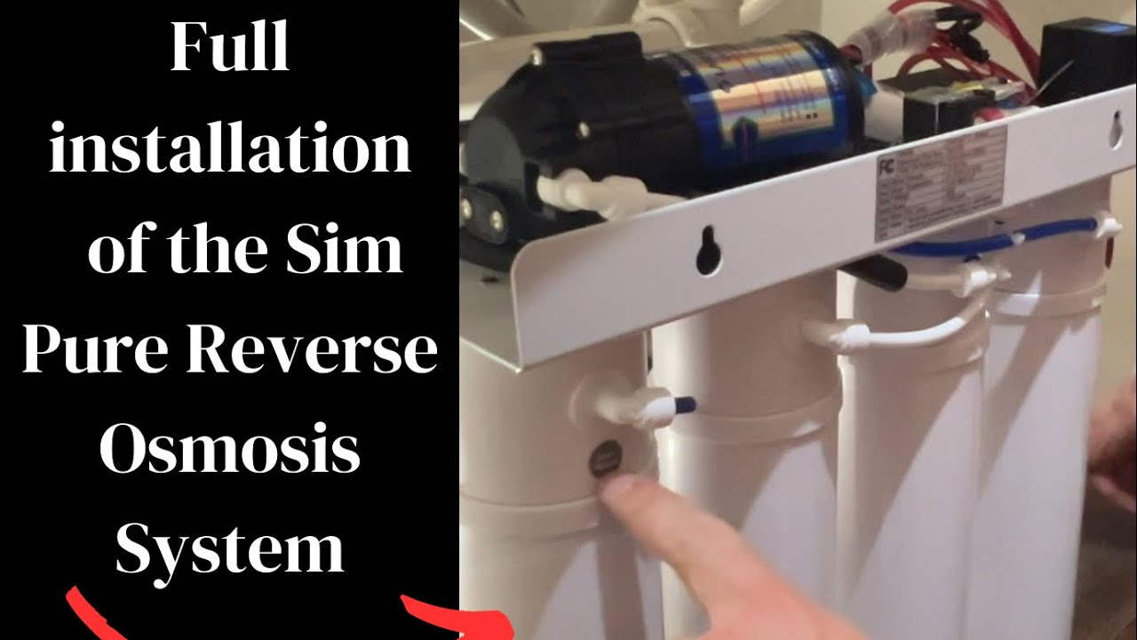 How to Install the SimPure T1-100ALK Reverse Osmosis System | Full installation tutorial