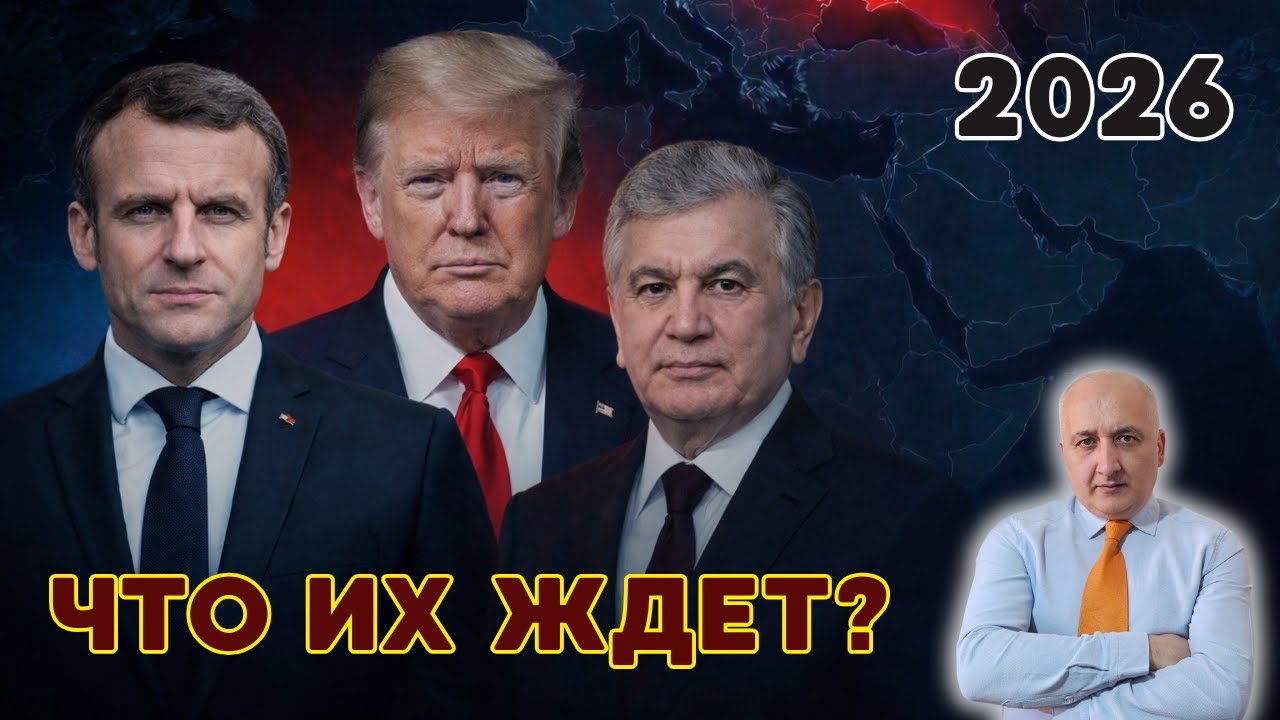 Что ждёт США, Францию и Узбекистан в 2026 году? Карта рисков