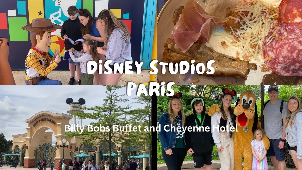 Disney studios, Hotel Cheyenne room tour, Billy Bobs Buffet - Day one of our Disneyland Paris trip