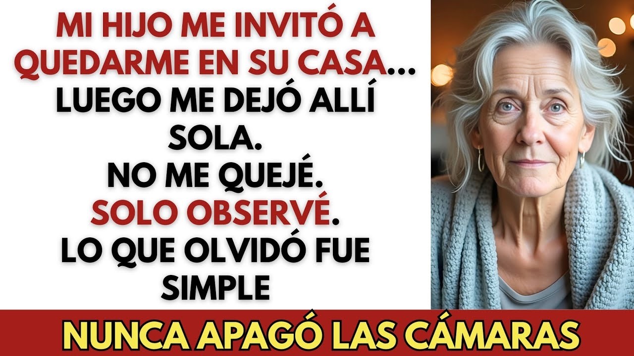 Mi hijo me invitó a su casa… y me abandonó en silencio