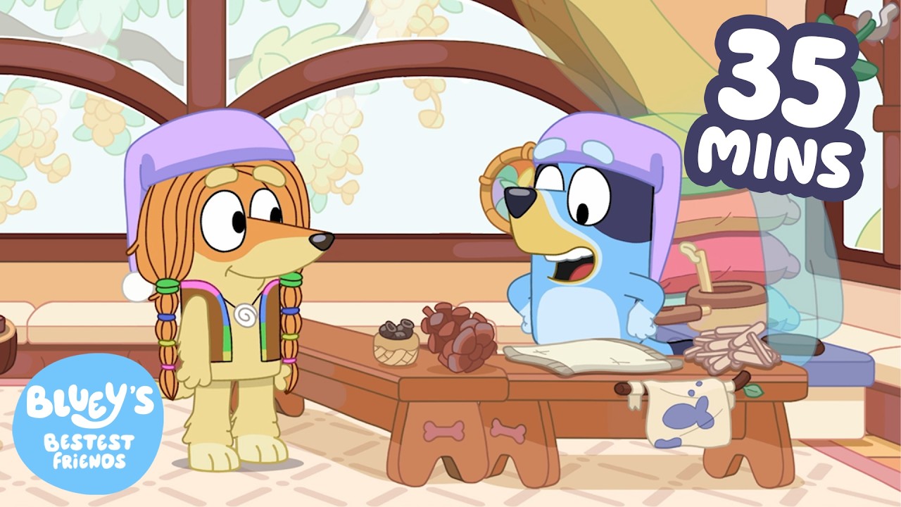 Let's Get Tidy! 🧹 | Bluey And Friends Are Spring Cleaning | Bluey's Bestest Friends - Official