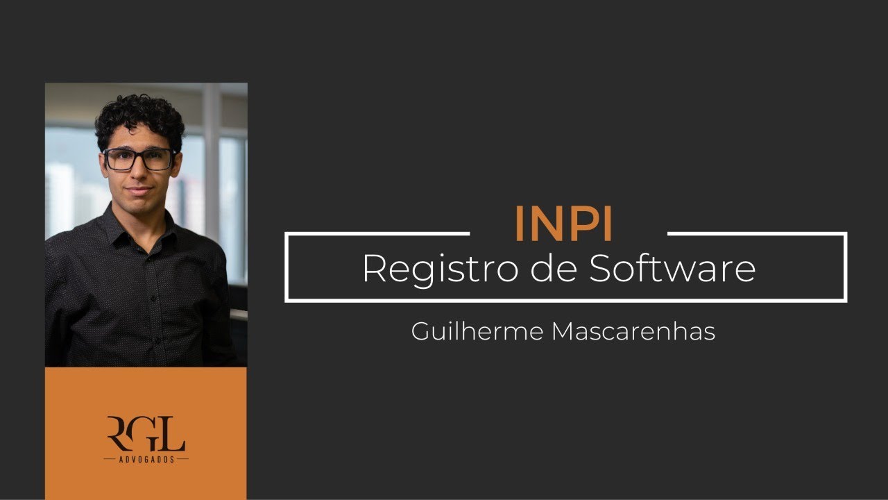 INPI – Registro de Software - RGL Advogados