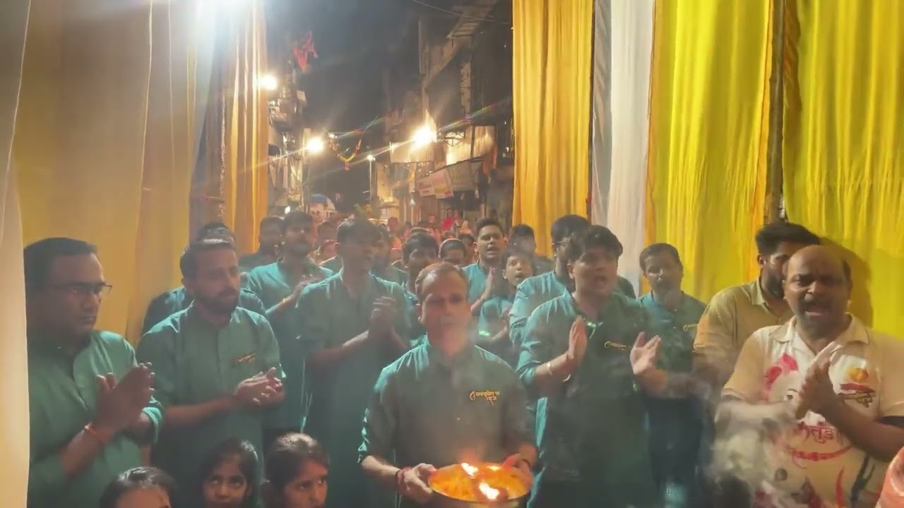 #aarti #ganpati #visarjan |#navshakticha #raja #2025 | #14