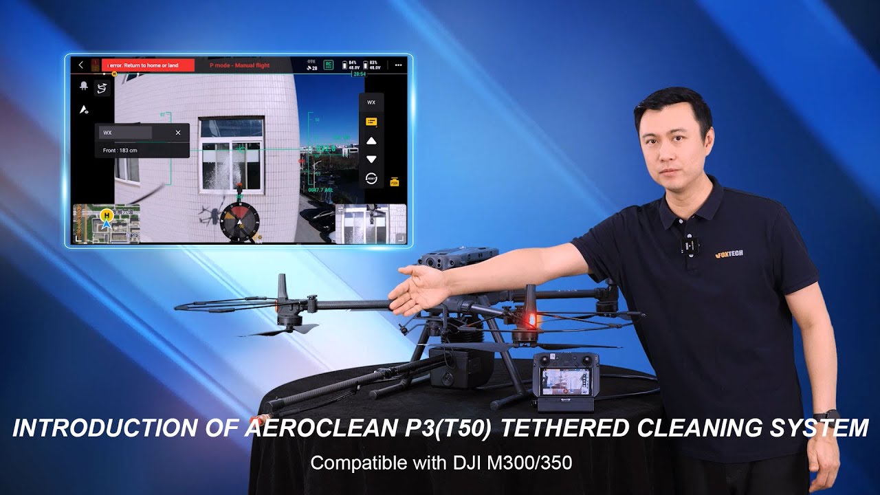 AeroClean P3 (T50) Detailed Introduction | Revolutionizing High-Altitude Drone Cleaning