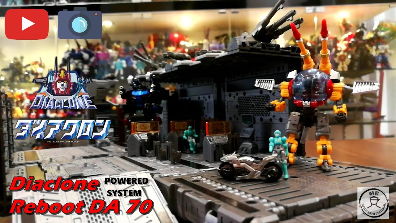 Takara Tomy Diaclone Reboot DA-70 POWERED SYSTEM MANEUVER EPSILON & TAURUS MOBILE BASE SET