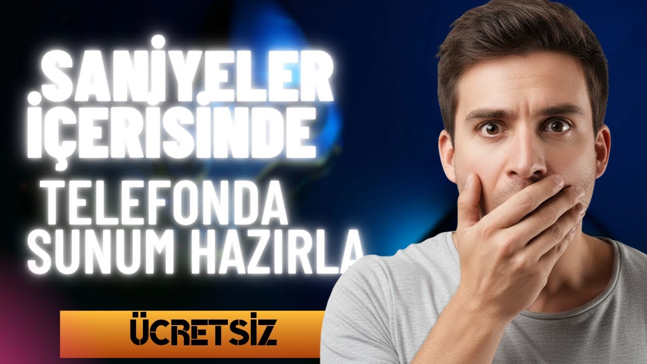 YAPAY ZEKAYLA Telefonda Slayt / PowerPoint Sunumu Hazırlamanın En Kolay Yolu