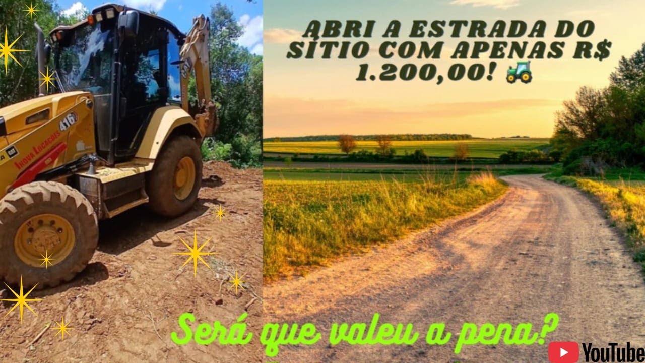A Estrada é o Cartão de Visita do Sítio - Veja o Resultado da Obra #vidanaroça #vidanocampo #sitio