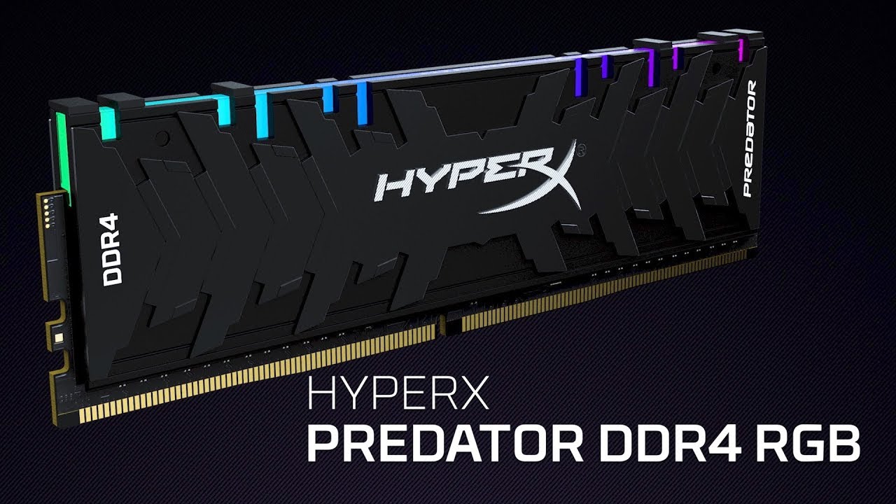 Pamięć DDR4 RGB o prędkości do 2933 MHz &ndash; HyperX Predator DDR4 RGB