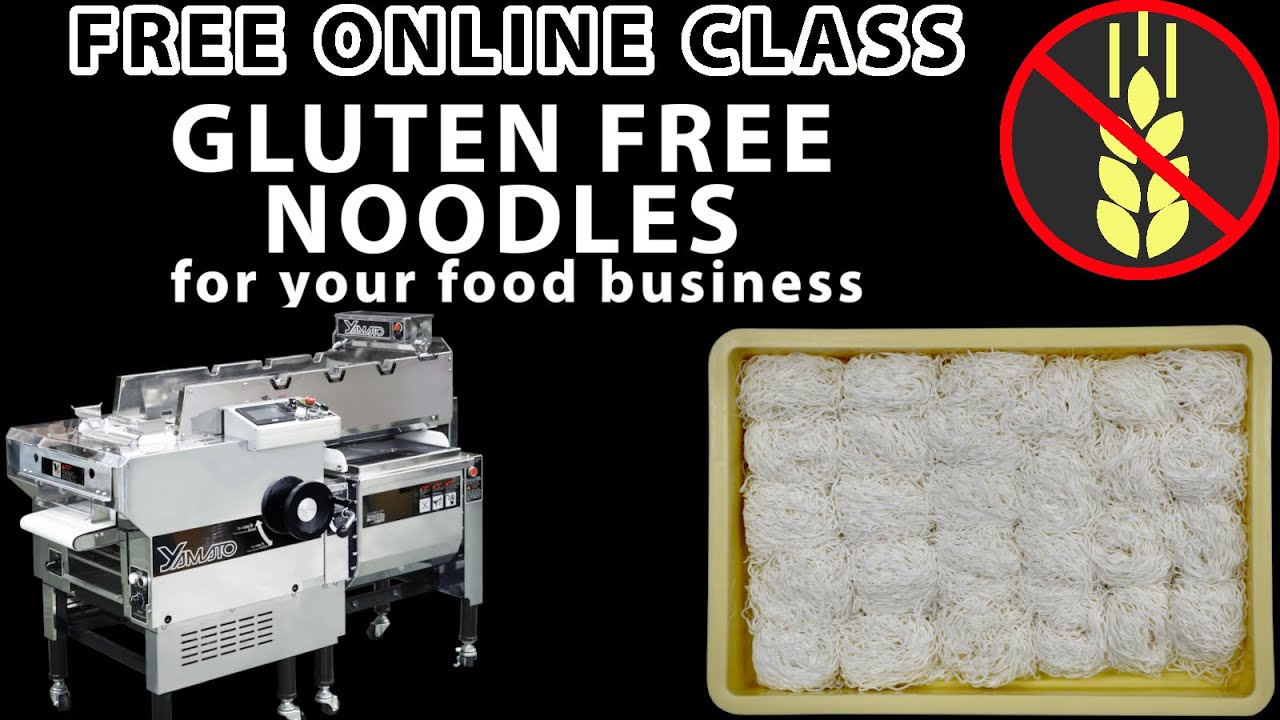 Methods & technology of production of rice flour-based gluten free noodles on a roller-type machine