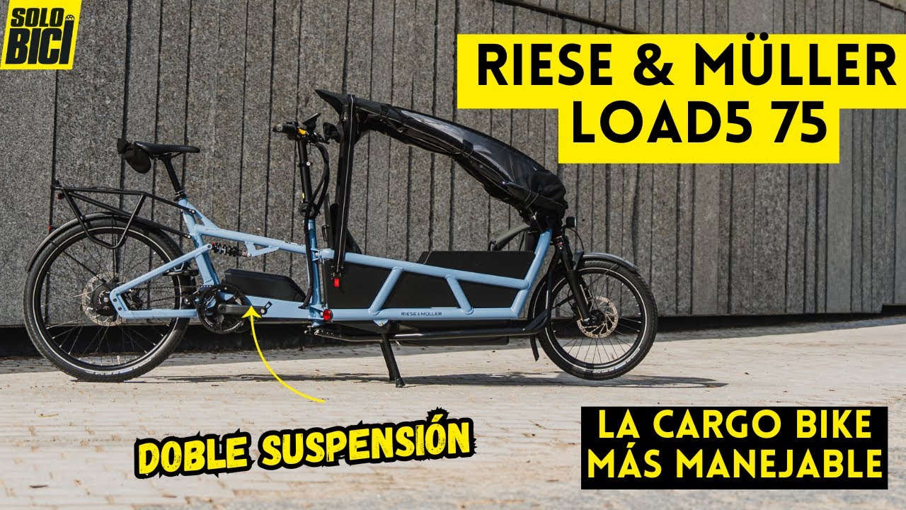 Prueba: Riese & M&uuml;ller Load5 75, la cargo bike m&aacute;s vers&aacute;til y manejable
