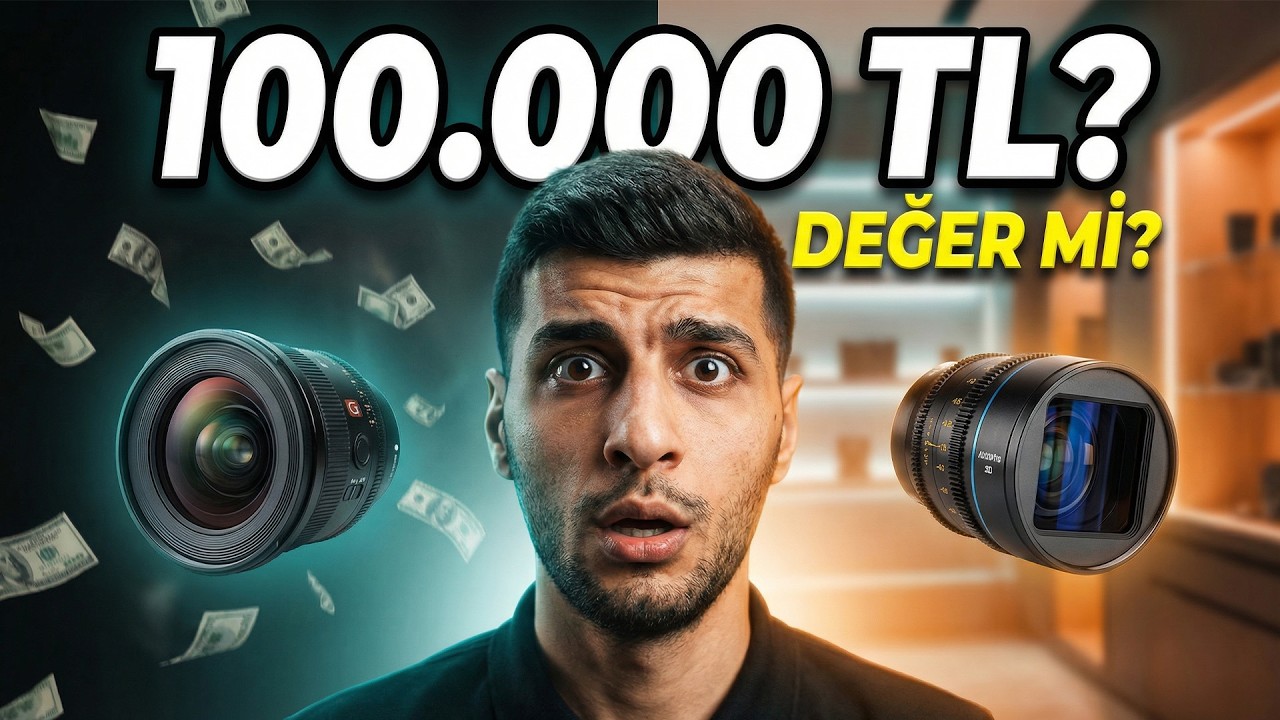 2 LENSE 100 BİN TL VERDİM! | Sirui 40mm Anamorfik ve Sony 14mm GM İnceleme