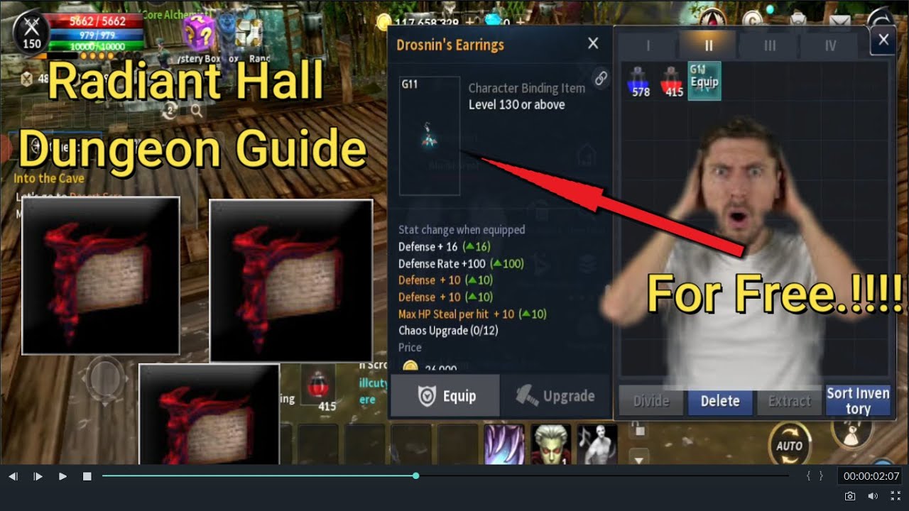Cabal Mobile Ph - Radiant Hall Dungeon Guide and Free Drosnin's Earring (Tagalog)