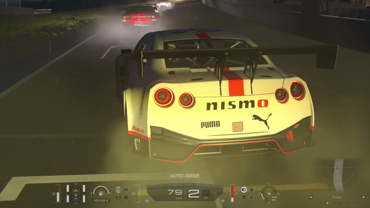 Gran Turismo 7 Green Hell Night Rain 1 lap