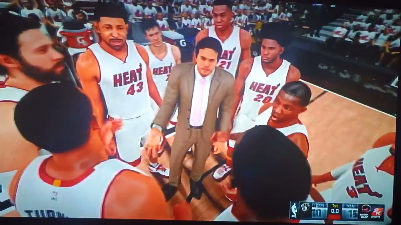 1- 0 in the NBA Finals, against the Brooklyn Nets