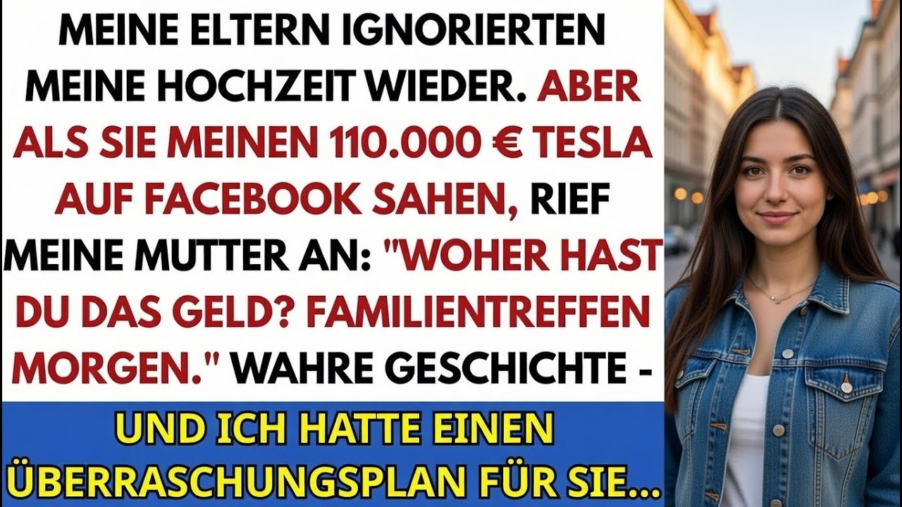 Meine Eltern ignorierten meine Hochzeit – bis sie meinen 110.000-€-Tesla sahen