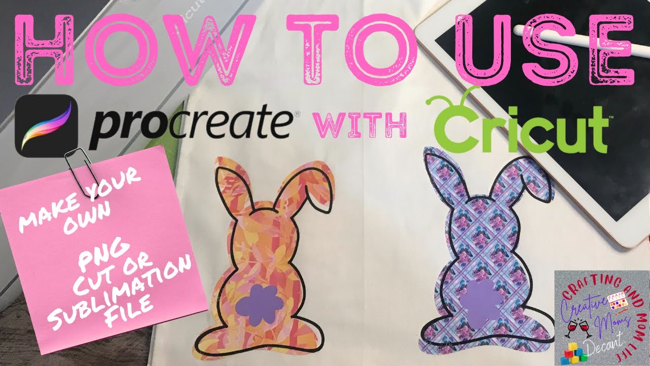 How to Use iPad Procreate with Cricut Design Space to make your own PNG Cut or Sublimation File
