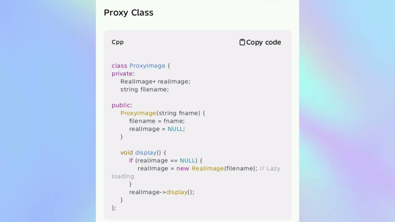 CS25c05 UNIT 1 Proxy classes