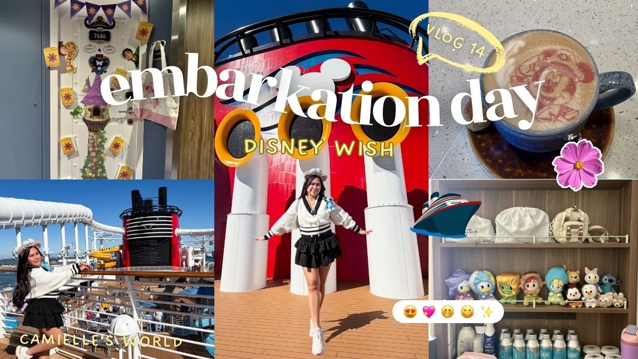 Disney Wish Embarkation Day | First Look at Our Stateroom + Ship Tour and Dinner at 1923 🚢✨