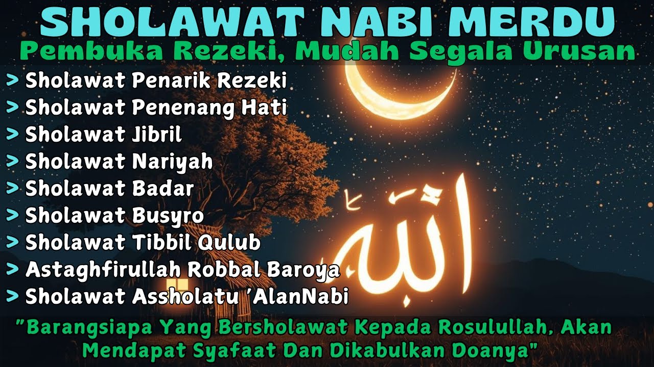 DAMAI HATI! Sholawat Nabi Penarik Rezeki Bulan Rajab: Hidup Berubah Drastis, Mendadak Berlimpah 🤲✨