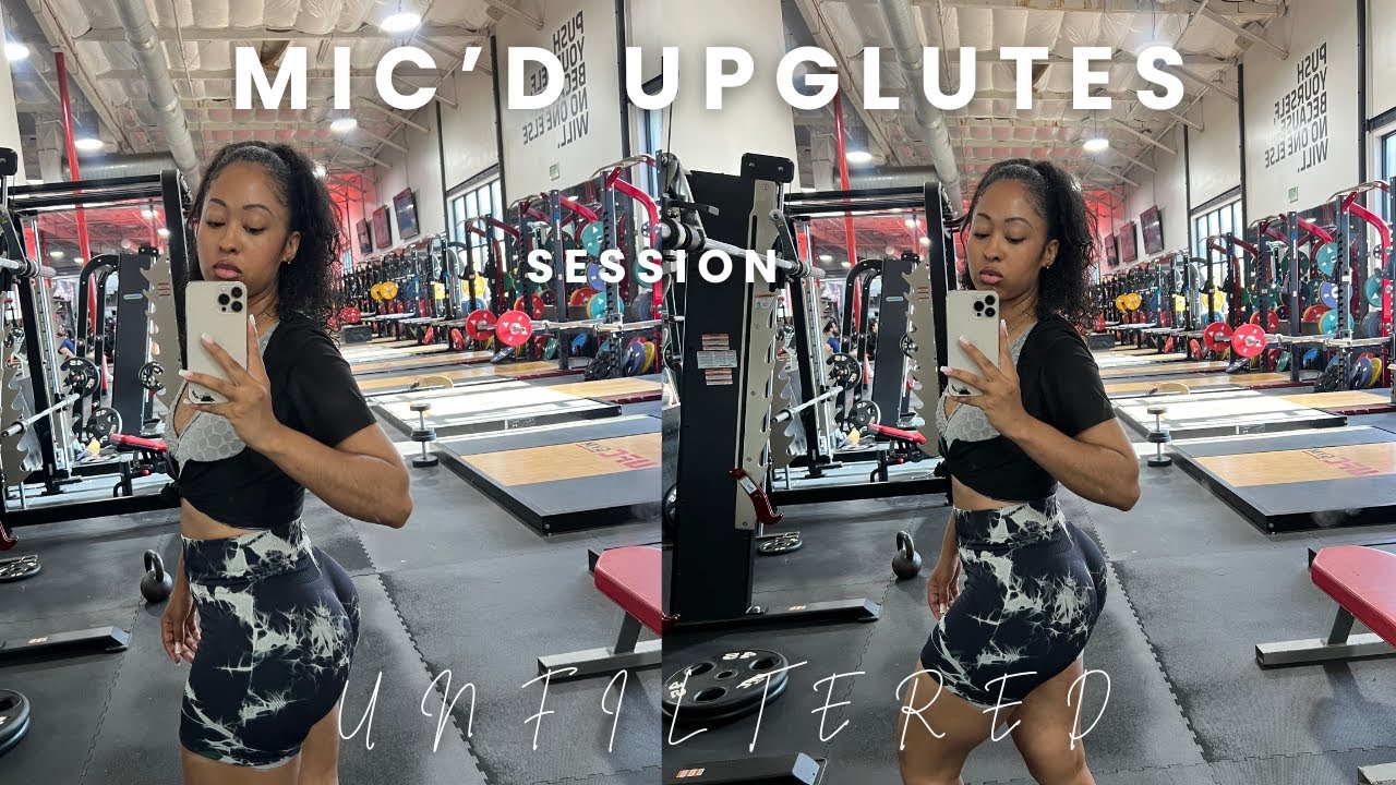 My Real Glute Day  Routine | How I make it there on low motivation days 