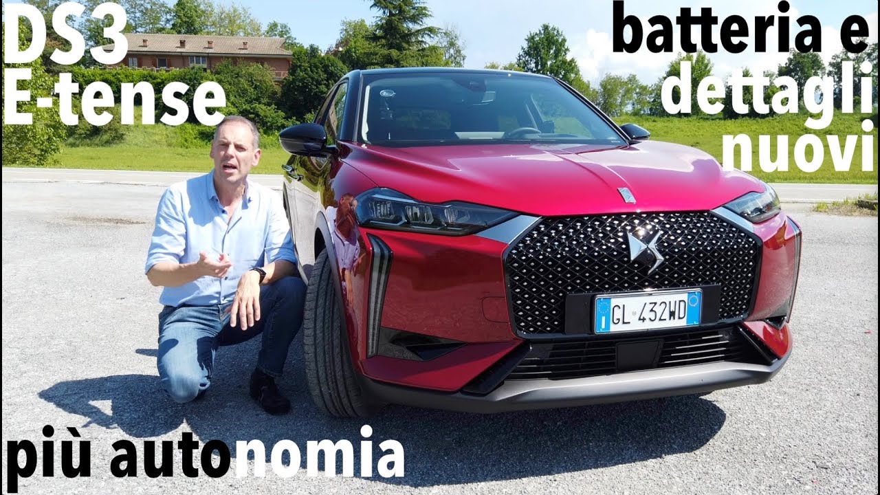 NUOVA DS3 E-tense: elettrica pi&ugrave; potente, dettagli nuovi per l'intera gamma (anche benzina e diesel)