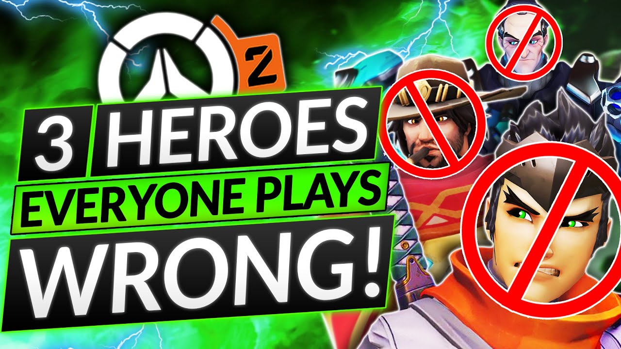 3 HEROES EVERYONE Plays WRONG! - GENJI, CASSIDY, SIGMA Tips - Overwatch 2 Guide