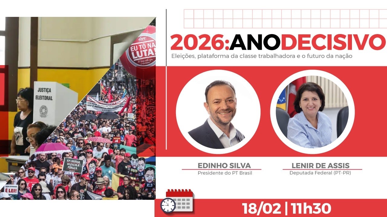 🚩🇧🇷 2026: Ano decisivo — Eleições, projeto de país e futuro da classe trabalhadora | Quarta Sindical