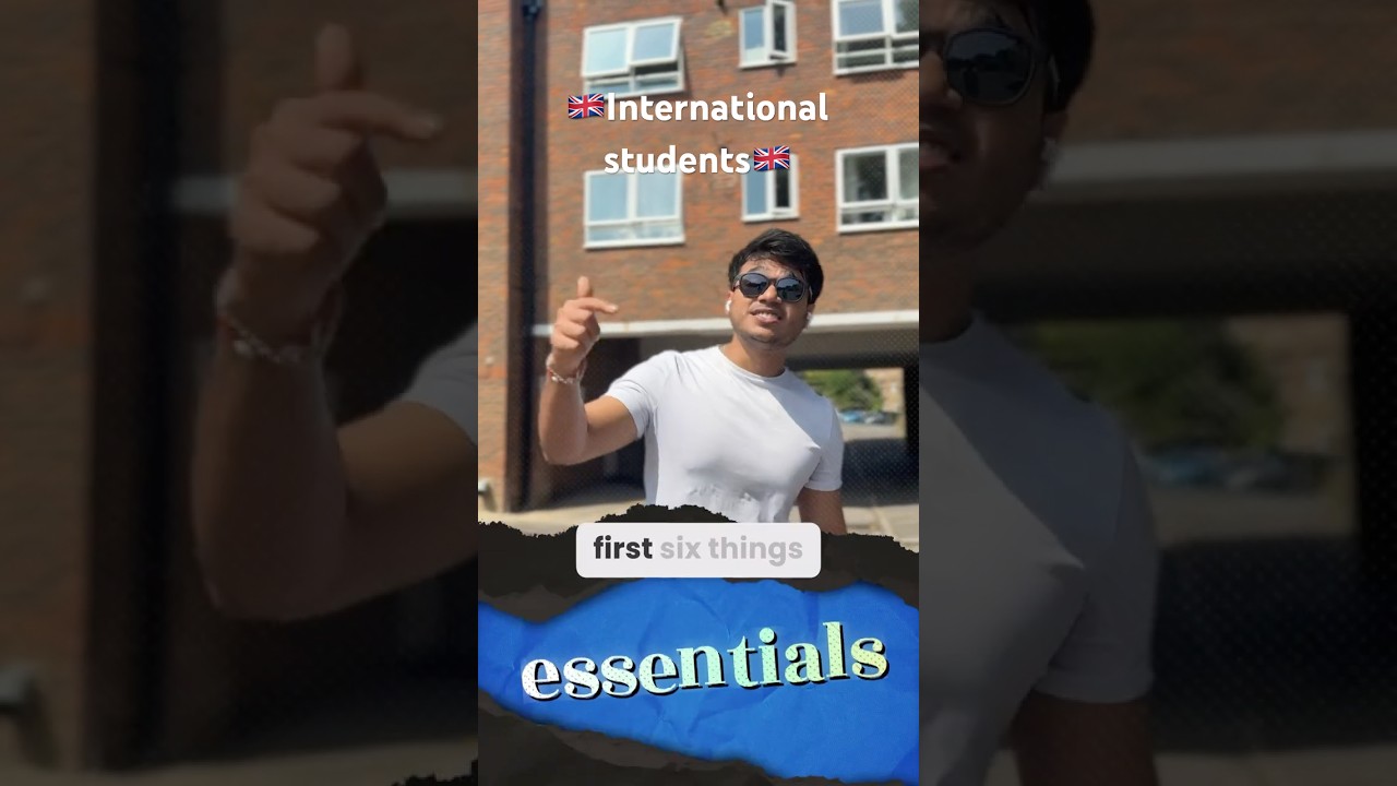 First 6 Things International Students Should Do After Arriving in the UK #internationalstudents