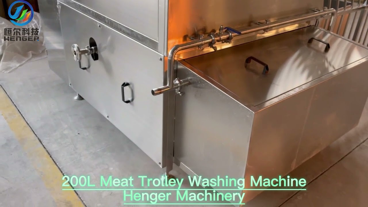 200L Meat Trolley Washer