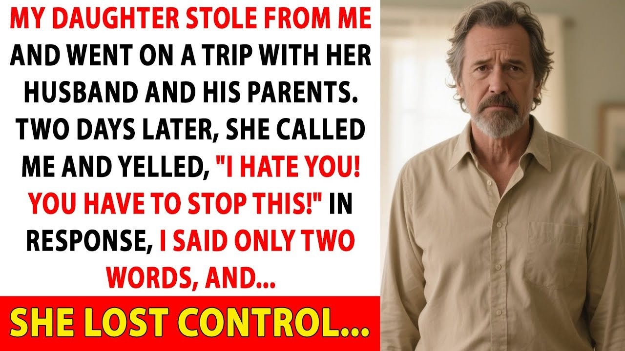 “I Hate You!” My Daughter Screamed After Stealing From Me — She Didn’t Expect This