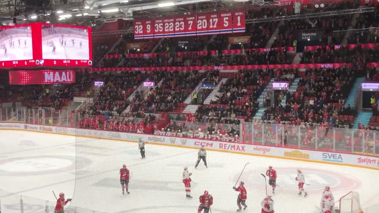 HIFK-Ässät pelin 1 erää HIFK ylivoima ja maali 3.12.2025